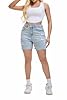 JsGilsMsin Women's Jean Short Casual Stretchy Tren... #4