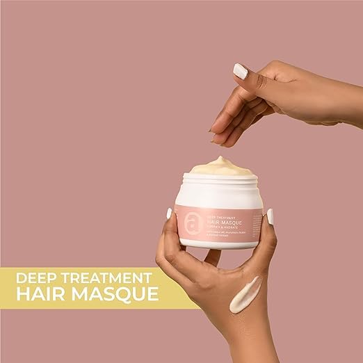 Miniatura 2 de Mascarilla capilar de tratamiento profundo  Mascarilla capilar para cabello rizado y ondulado  Rejuvenece el cabello dañado y seco con proteína