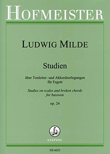 MILDE - Studi di scala e accordi Op.24 per Fagot