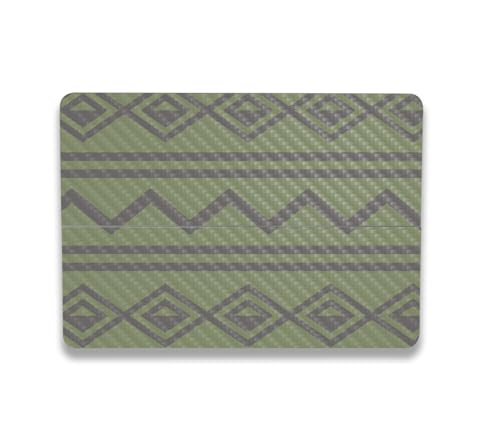 Image of MightySkins Carbon Fiber Skin Compatible with Microsoft Surface Laptop Studio 2 (2023) Full Wrap Kit - Green Western | Protective, Durable Textured Carbon Fiber Finish | Made in The USA