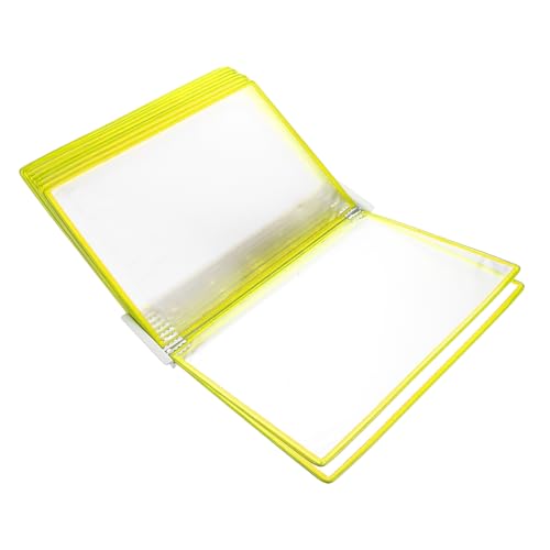 Ciieeo File Folder Organizer: Wall Hanging 10 Pocket A4 Document Holder Paper Folder Rack for Office Educational Use