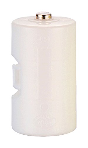 スマイルキッズ 電池スペーサー 単3が単1になる 電池アダプター パールホワイト ADC-310