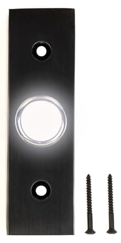 Bouton de sonnette lumineux extérieur résistant aux intempéries laiton A29