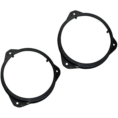 AERZETIX: 2 Adaptadores Soportes de Altavoces de 165mm para Automóvil Cover