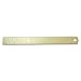 6 Inch Brass Ruler - Etched Markings - Durable Tiny Ruler, Ideal for Bullet Journals, Notebooks, Planners, Diaries And As a Bookmark. Fits in Inner Pocket - Marked with IN and CM/MM (Gold Brass)