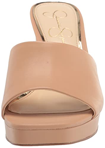 Jessica Simpson Womens Elyzza Slip On Platform Heeled Sandal, Buff, 8.5 Us #TOP1
