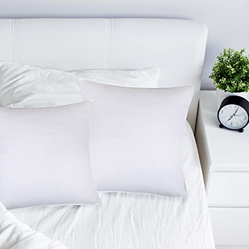 Set 2 Almohadas Cuadradas 71 cm de Poliéster Blanco miniatura 5