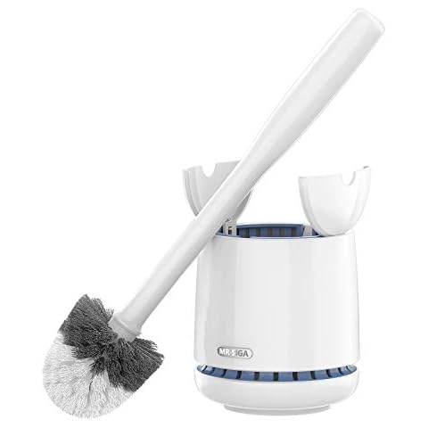 MR.SIGA Toilet Bowl Brush with Holder Cover