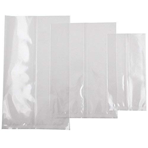 Yolli x50 Clear Bags - 4 X 7.75 Cellophane Heat Seal Heavy Duty Strong