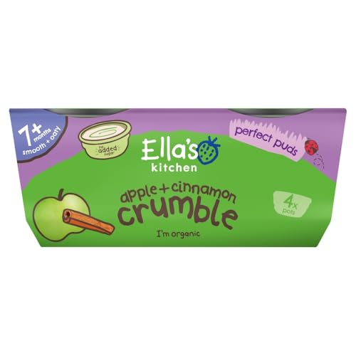 Ellas Kitchen Organic Apple + Cinnamon Crumble 80g