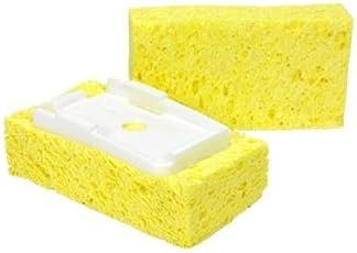Arrow Dish Sponge With Soap Dispenser Handle and 4 Refill Sponges - Fillable Dish Wand for Quick, Convenient Cleaning - Made in the USA - Easy to Refill, Built-In Scrubber, Ideal for Dishes and Pans