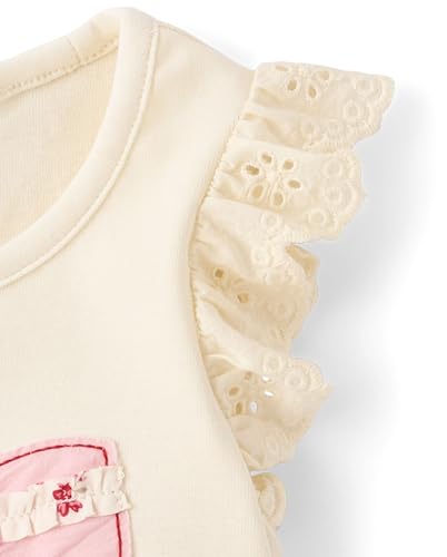 Image of Gymboree Girls' and Toddler Flutter Sleeve T-Shirt