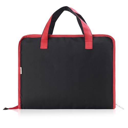 Image of Echo Boomers A4 Kids Drawing Bag | Art & Stationery Organizer with Zipper Pocket (Give Your Best) Race Car Design