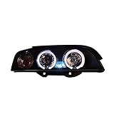 Configuración plug-and-play. Conjunto de faros delanteros compatibles con BMW E39 1995-2003 LED DRL Xenón Luz cruce Intermitente(HID Lamp)