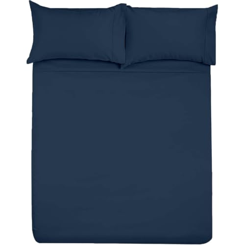 SlumberWell Microfiber RV King Sheets Navy Blue