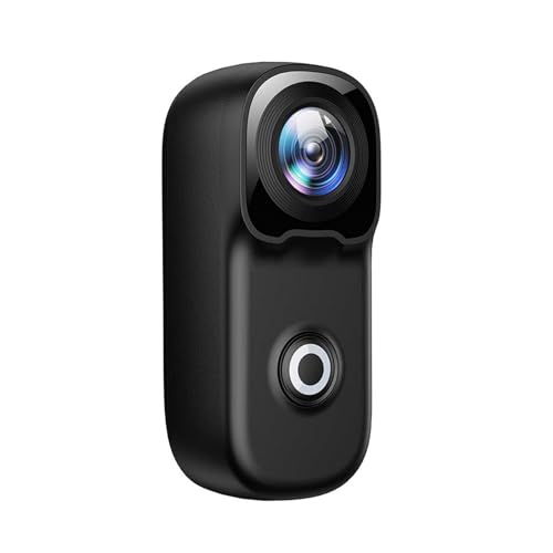 4K Thumb-Sized Action Camera Waterproof Rechargeable Pov Camcorder Magnetic & Clip Cycling Recording Dash Cam for Running/Cyclin