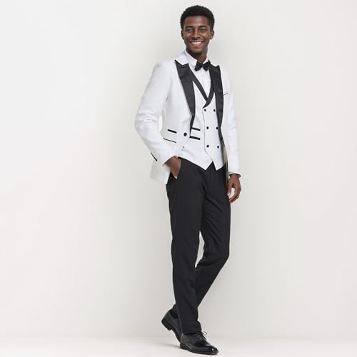 Tuxedo for Men Wedding Prom Men's Tuxedos Slim Fit 3 Piece Tuxedo Suit Set2