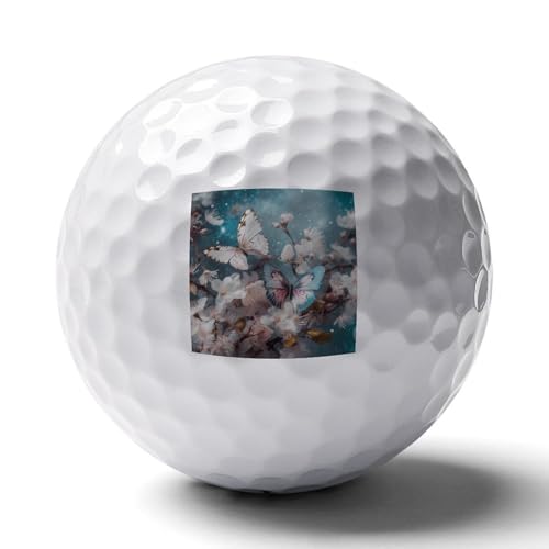 AOPYTRBD Butterflies are Flying Practice Golf Balls,Golf Ball for Indoor