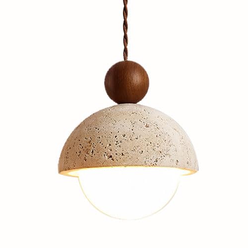 Lámpara colgante de cristal G9 compacta para iluminar habitaciones con techos bajos