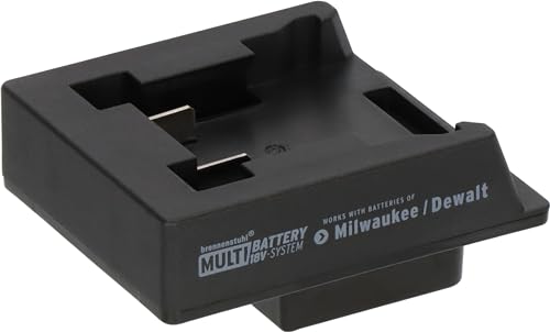 Brennenstuhl Milwaukee/Dewalt Adattatore Per Luci Da Lavoro A Led Nel Sistema Brennenstuhl Multi Battery 18 V