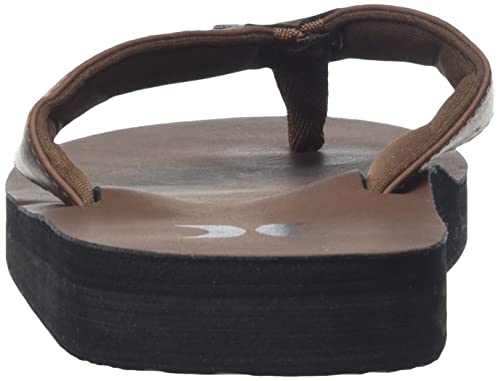 Hurley HFS00982108 Icon Vegan Leather Sandal for Men Medium Brown 83