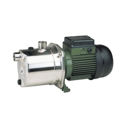 DAB JetInox 102 M Gartenpumpe - 3.600 L/Std. - 1130W - Förderhöhe 54 m - Rostfreier Stahl - Bewässerungspumpe - Garten