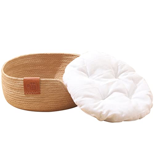 POPETPOP Nido De Suministro para Dormir para Gatos Cama De para Gatos Cama Tejida para Mascotas Gatos Nido para Dormir para Mascotas Cama para Perros Camas para Gatitos De