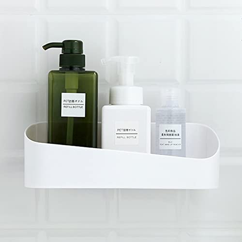 Torytoe étagère de douche imperméable étagère de salle de bain etagere douche sans percage plastique panier de douche avec trous de vidange pour cuisines et salles de bains Cover