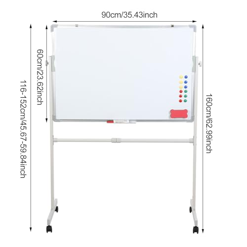 Tableau blanc effaçable double face pour ne plus manquer d'espace de note - 6