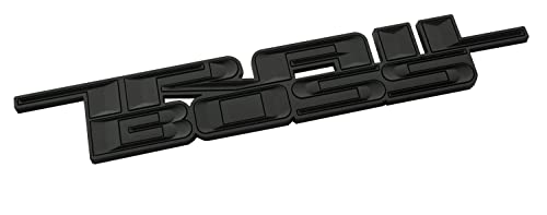 Image of 2pcs 2019-2021 Trail Boss Emblems 3D Badge Side Nameplate Decal Replacement for Chevy Silverado 1500 HD 2500 HD (Matte Black)