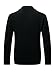JMIERR Men's Cardigan Sweaters Fall Casual Long Sleeve Shawl Collar Button-Down Wool Blend Cable Knit Essentials Fisherman Sweater with Pockets,XL,Black