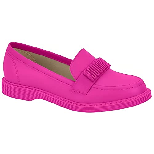 Sapato Moleca 5666.106 Mocassim Oxford Casual Salto Tratorado Feminino
