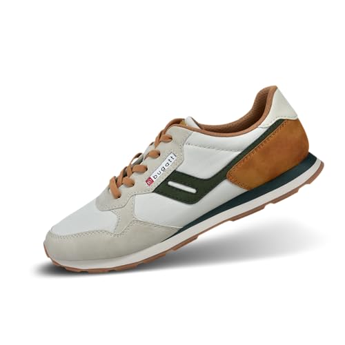 Image of bugatti Men's Laces Lace-Up Shoes, Off-White, 9