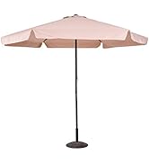 DREAMADE Sonnenschirm Ø3M, Gartenschirm Marktschirm Kurbelschirm, Ampelschirm Hängeschirm Strands...