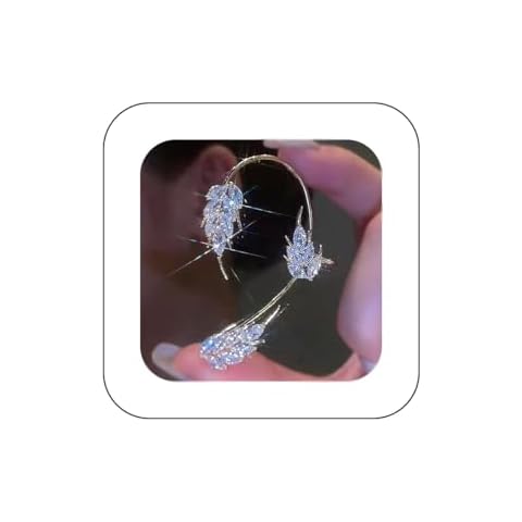 Kenjudess Rhinestone Ear Cuffs Cover