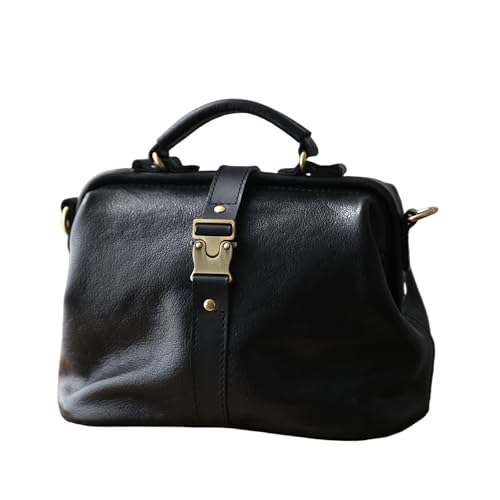 Soft Leather Doctors Bag- Doctor Style Bag, Leather Purse, Off Shoulder Bag, Monogram Leather Bag, Every Day Carry large