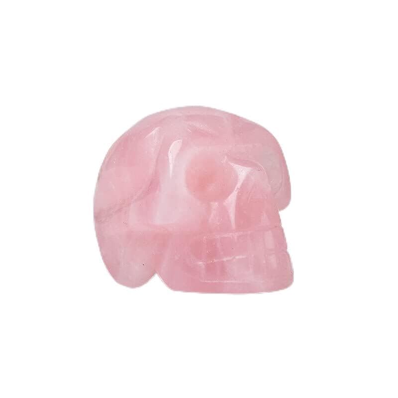 Figura gótica de cuarzo rosa ideal para decorar tu espacio de meditación