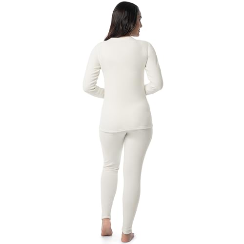 Fruit of the Loom womens Stretch Fleece Lined Thermal Long Johns Underwear Set2