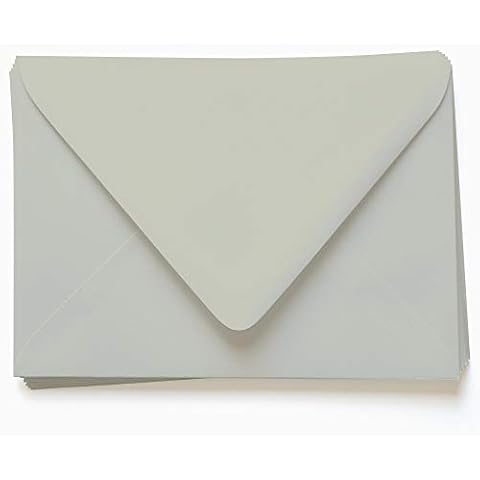 Light Moss Envelopes - A6 Gmund Colors Matt 4 3/4 x 6 1/2 Euro Flap 68T, 25 Pack Cover