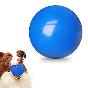 Indestructible dog balls, Solid Rubber Bouncy Balls for Dogs Aggressive Chewers,100% Safe & Non-Toxic, Floating Durable Dog Chew Ball for Medium&Large Dogs to Training, Play, Exercise and Fetch.