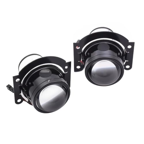 AZGSXBGA Luces antiniebla, lámparas de conducción de uso General, Kit de foco, lentes de ajuste for motocicleta y coche, proyector bi-xenón, bombillas HID H11(HD Lens)