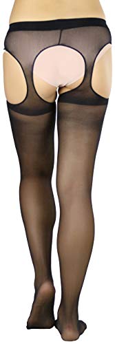 Image of ToBeInStyle Women's Suspender Pantyhose