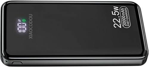 Ceeya Power Bank - Cargador portátil USB de 26800 mAh, batería externa con pantalla para smartphones, tabletas y más (solo USB-C para entrada)