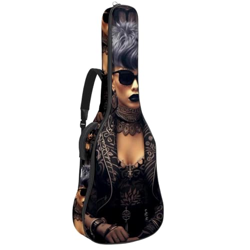 Sac pour guitare acoustique 41 pouces étui imperméable crâne