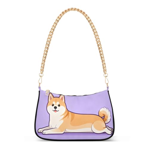 Sac à main chien dessin animé avec chaîne tendance pour femme