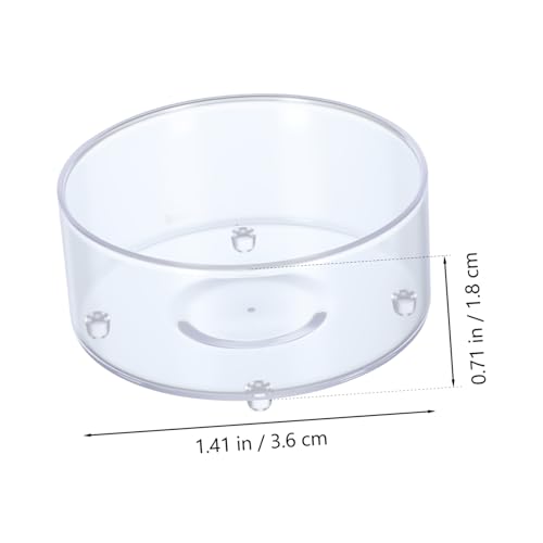 Vasos para velas de plástico transparente con base estable resistente al calor pack de 100 2