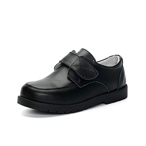 Alpheligance Kids Boys Dress Oxford Wedding Church Shoes School Uniform Dress Shoes 3 Little Kid(Loafer 615Black30) #TOP11