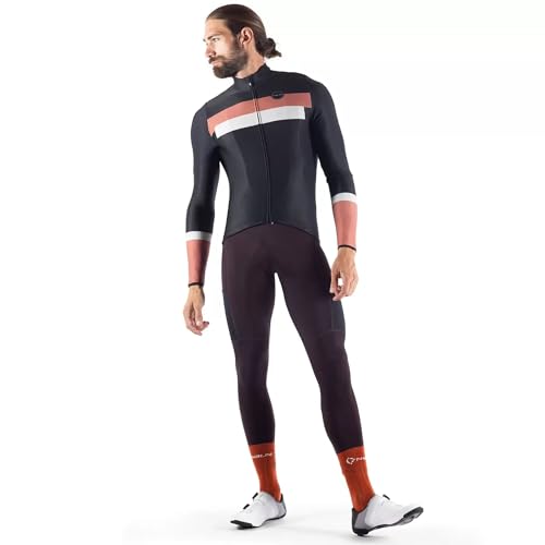[Nalini] サイクリング WARM LS JERSEY メンズ ブラック