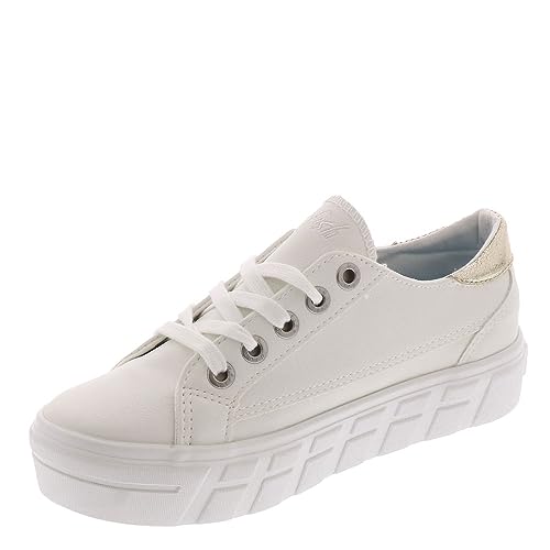 Blowfish Malibu Sidekick White Maze/Champagne Fizzy Canva 8 M4