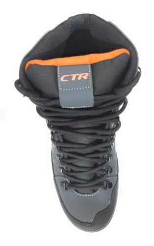 Image of ADD GEAR CTR - Trekking Waterproof Lightweight High Ankle Shoes Anti-Skid Hiking, Sahyadri Mountain Boots for Men and Women in Action Sherpa-2 (Cement)